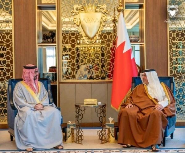 ولي العهد رئيس الوزراء يلتقي أيمن المؤيد