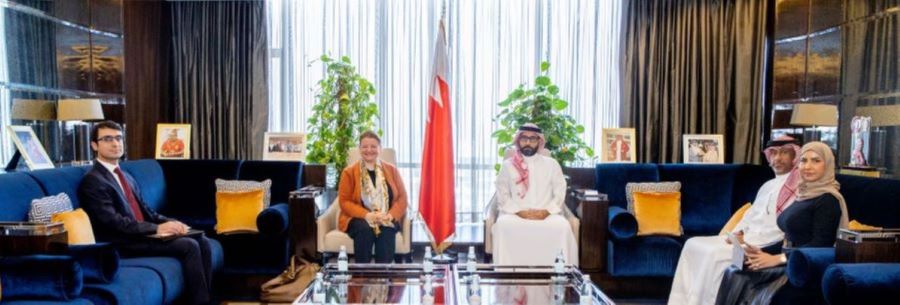 الأمين العام للمجلس الأعلى للشباب والرياضة  يستقبل السفيرة التركية